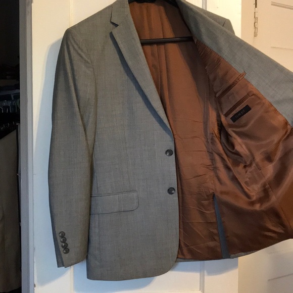 Joseph A Bank Grey Jacket Blazer - Picture 3 of 5